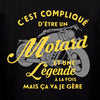 tee-shirt motard noir