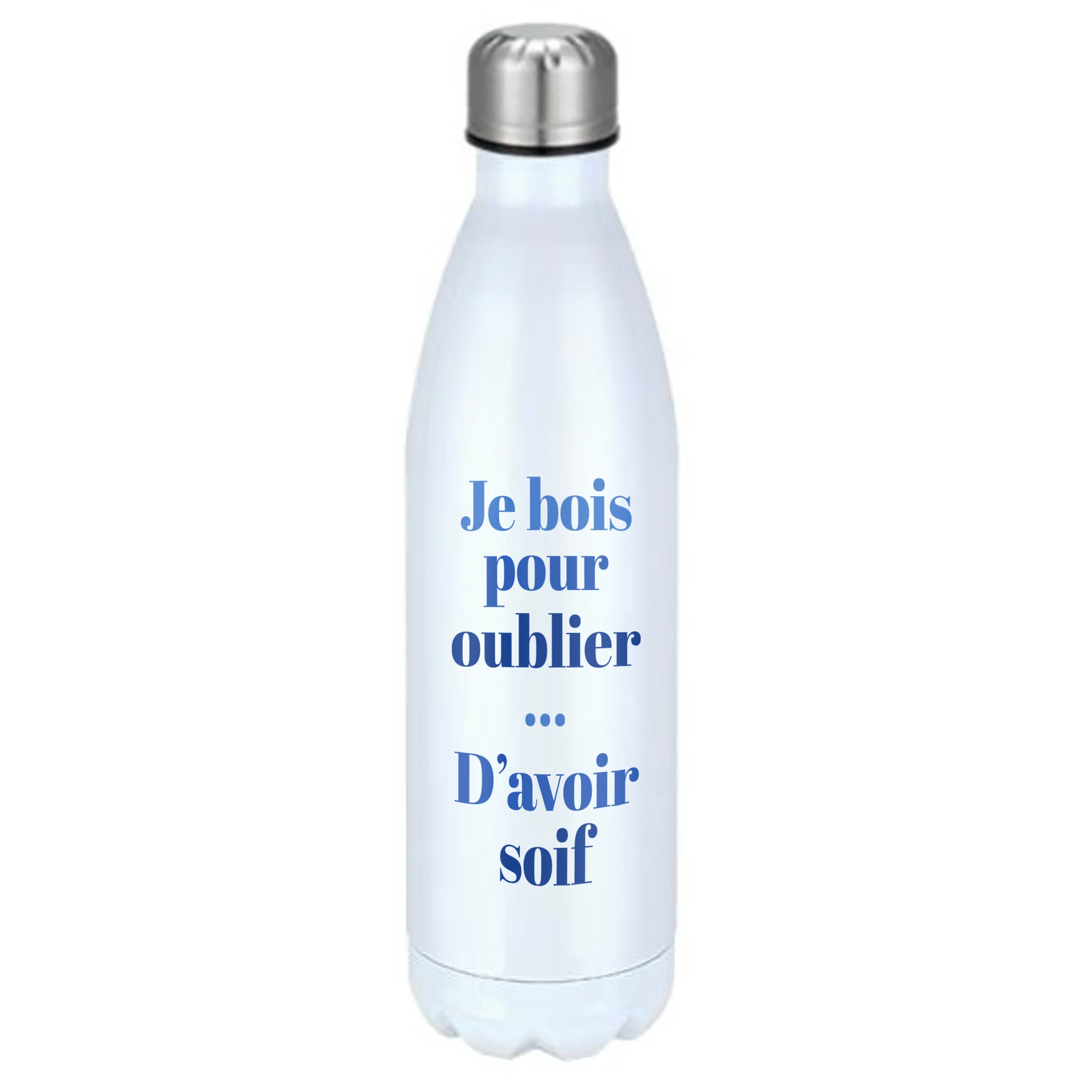 Gourde JE BOIS POUR OUBLIER