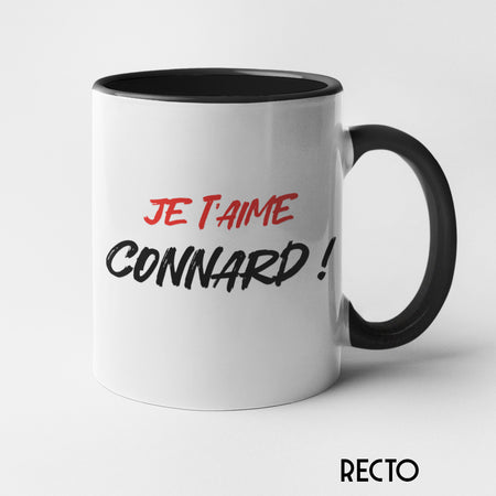 mug je t'aime connard