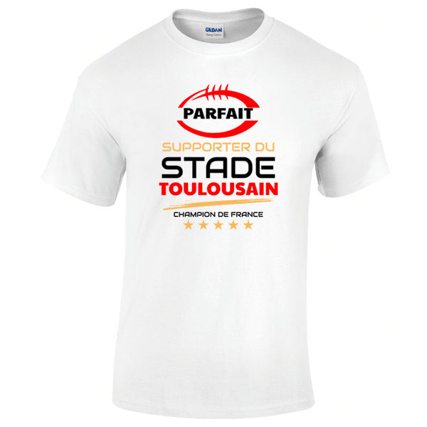 t-shirt rugby supporter stade toulousain
