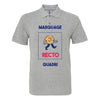 polo personnalisable en ligne gris chiné