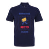 polo personnalisable en ligne marine