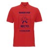 polo rouge à personnaliser avec logos ou textes