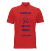 polo rouge custom à personnaliser en ligne