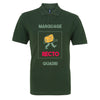 polo personnalisable en ligne vert bouteille