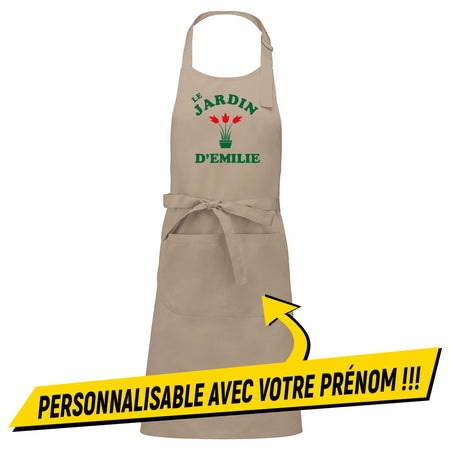 tablier de jardinage personnalisable