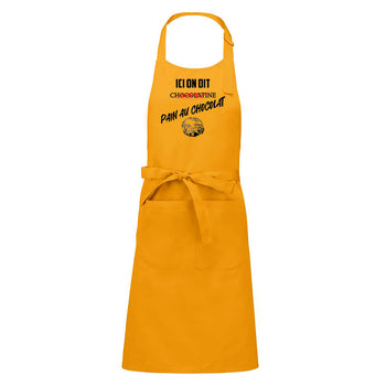 tablier ici on dit pain au chocolat