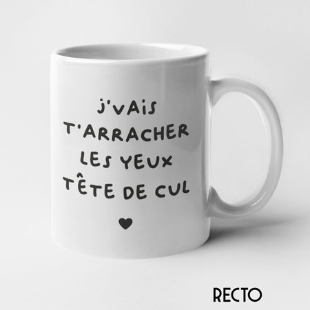 arracher les yeux tete de cul