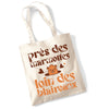 tote bag loin des blaireaux mais près des marmottes