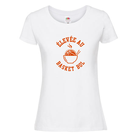 t-shirt élevée au basket bol