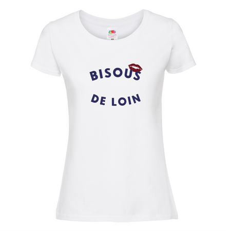 t-shirt bisou de loin