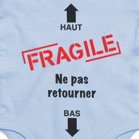 body bébé fragile