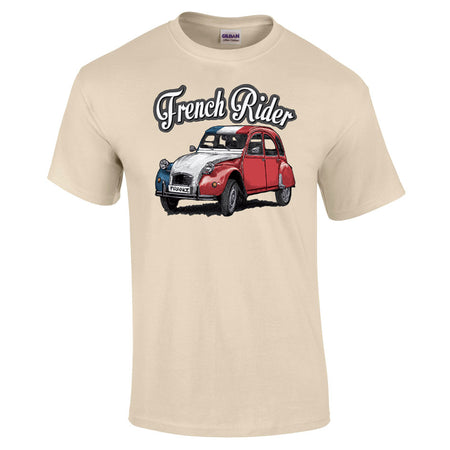 t-shirt 2 CV french rider