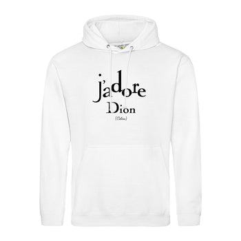 sweat capuche j'adore dion