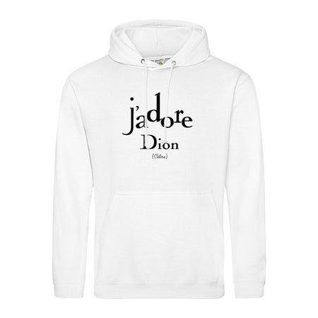 sweat capuche j'adore dion