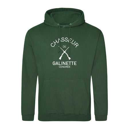 sweat capuche chasseur de galinette
