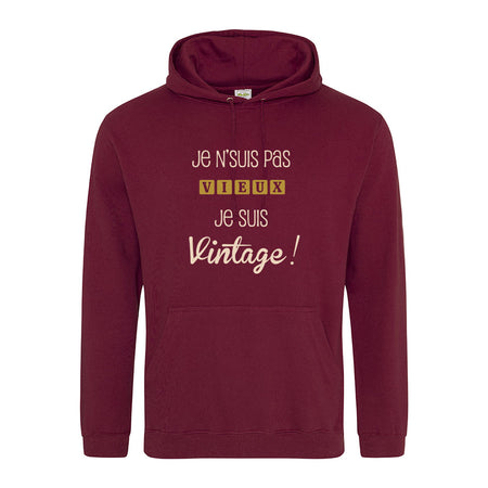 sweat capuche vintage