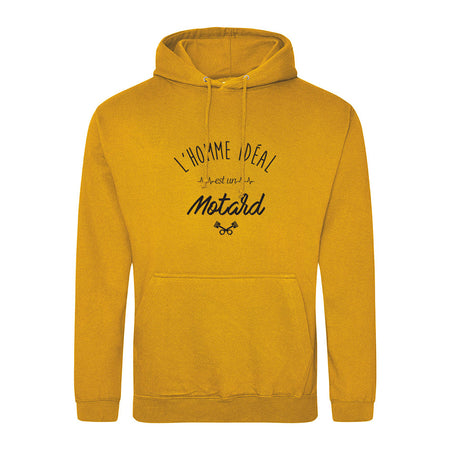 sweat capuche motard
