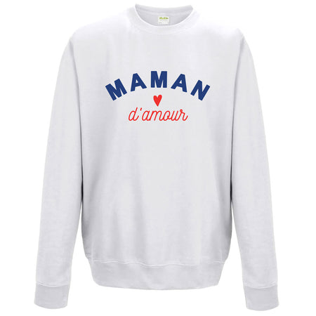 sweat sans capuche maman d'amour