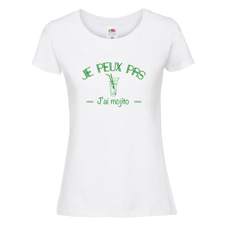 t-shirt je peux pas j'ai mojito