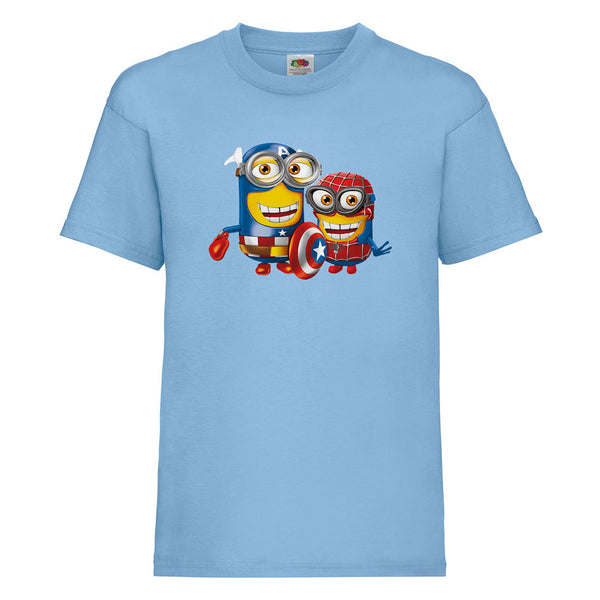 t-shirt minions super heros