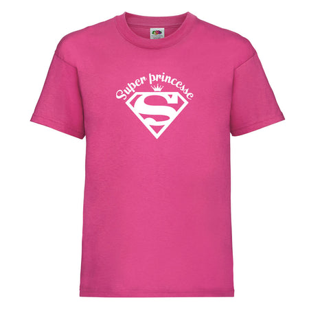 t-shirt enfant super princesse