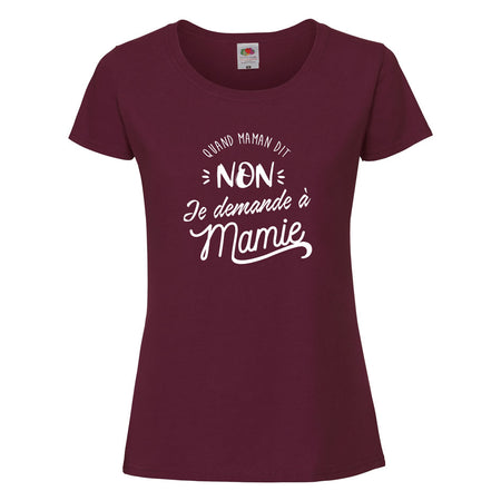 t-shirt mamie non