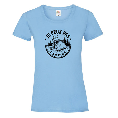 t-shirt peux pas camping