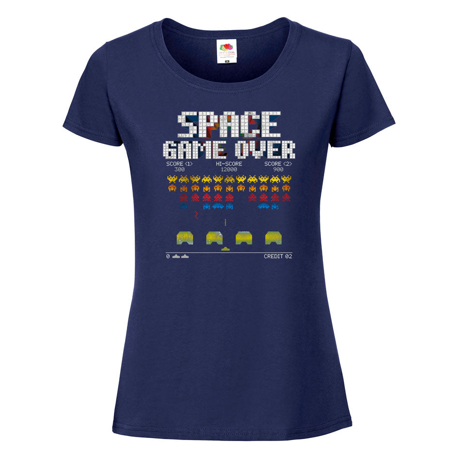 t-shirt space game over
