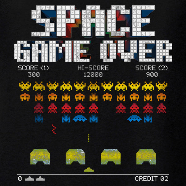 tshirt space game over