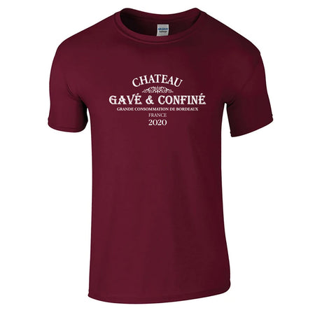 t-shirt gavé bordeaux