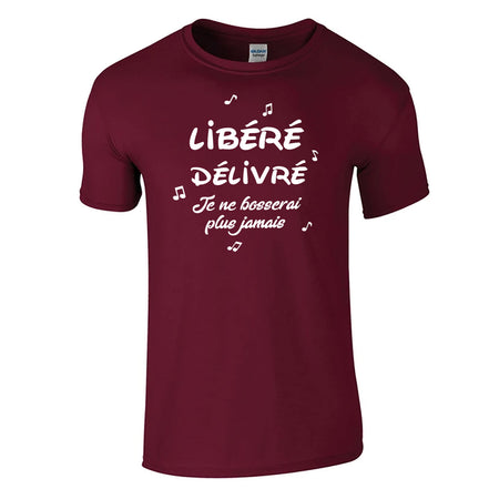 t-shirt libéré délivré