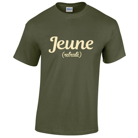 t-shirt jeune retraité