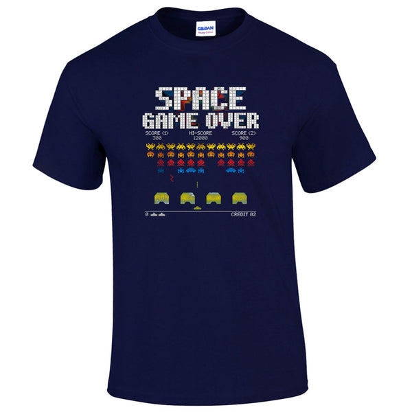 t-shirt space game over