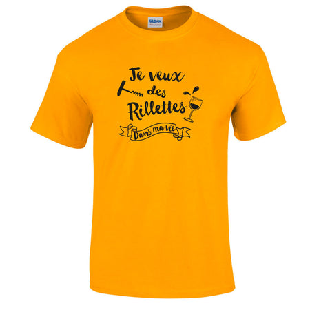 t-shirt je veux des rillettes