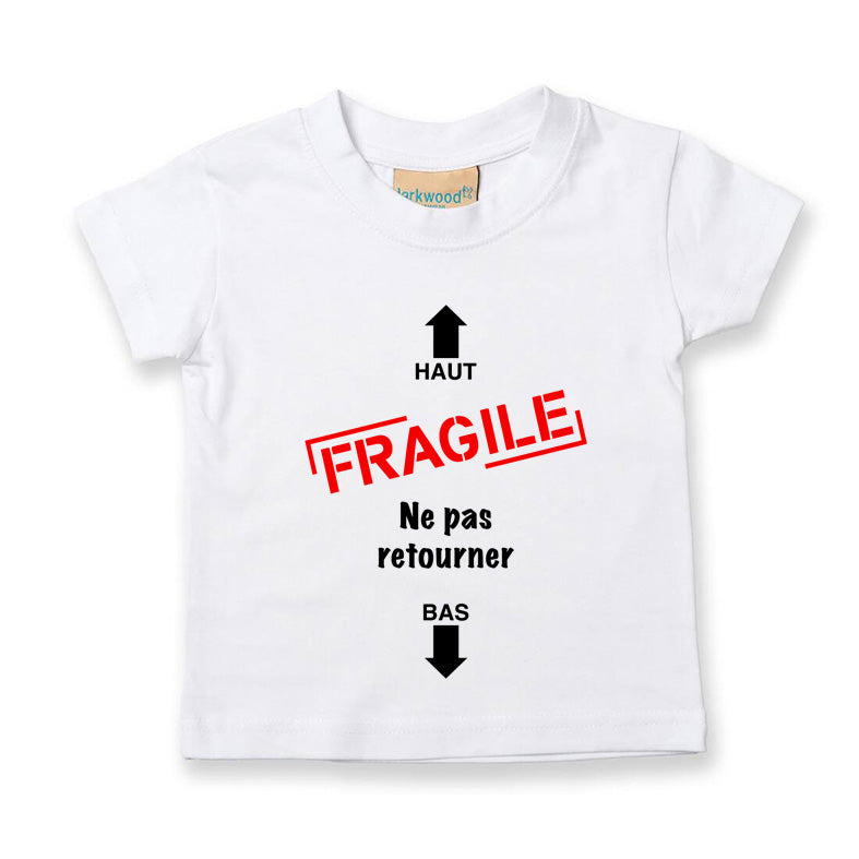tee shirt bébé fragile