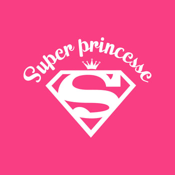 tee shirt bébé super princesse