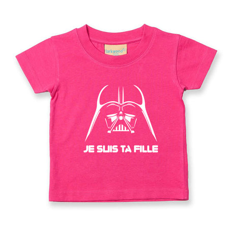 tee shirt bébé je suis ta fille