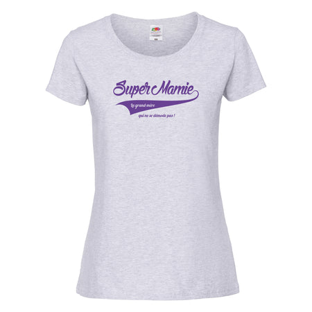 t-shirt super mamie la grand-mère qui ne se démode pas