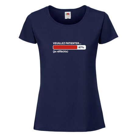 t-shirt veuillez patienter (je réfléchis)
