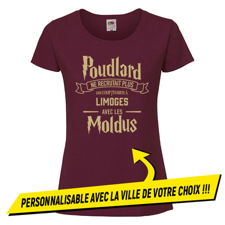 tee shirt femme poudlard