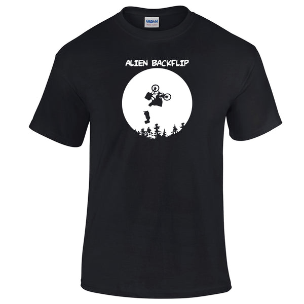 t-shirt noir alien backplip