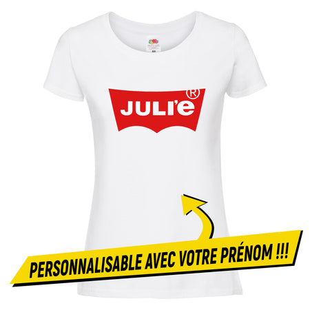 T-shirt fille levis à personnaliser