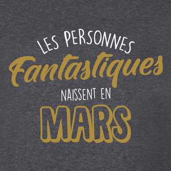 t-shirt anniversaire mois de mars