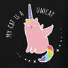 t-shirt my cat is  unicat