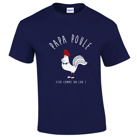 t-shirt papa poule