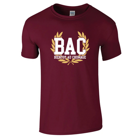 t-shirt bac bientot au chomage