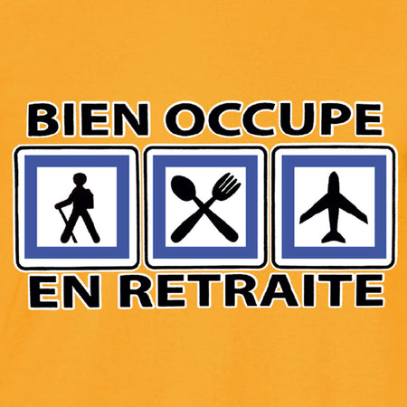 tshirt occupé en retraite