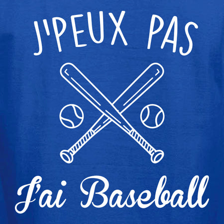 j'peux pas baseball t-shirt