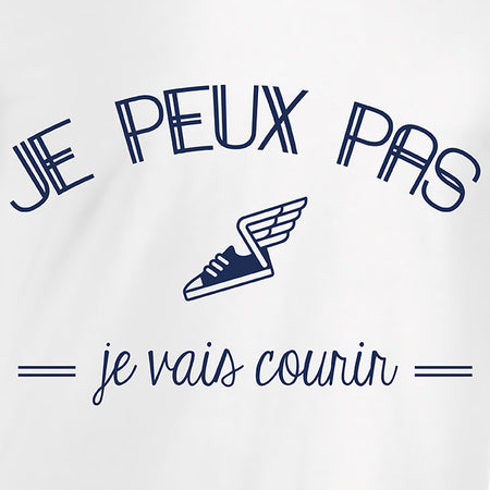 je peux pas courir tee shirt